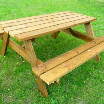 Orchard Craft Adare Wooden 4 Seater Picnic Bench
