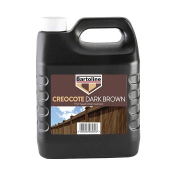 Bartoline Creocote Oil Based Timber Treatment Dark Brown 4L