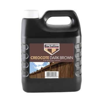 Bartoline Creocote Oil Based Timber Treatment Dark Brown 4L