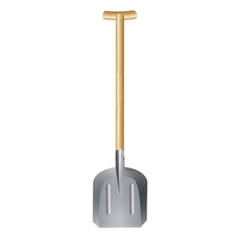BuildWorx Aluminium Shovel With T Handle