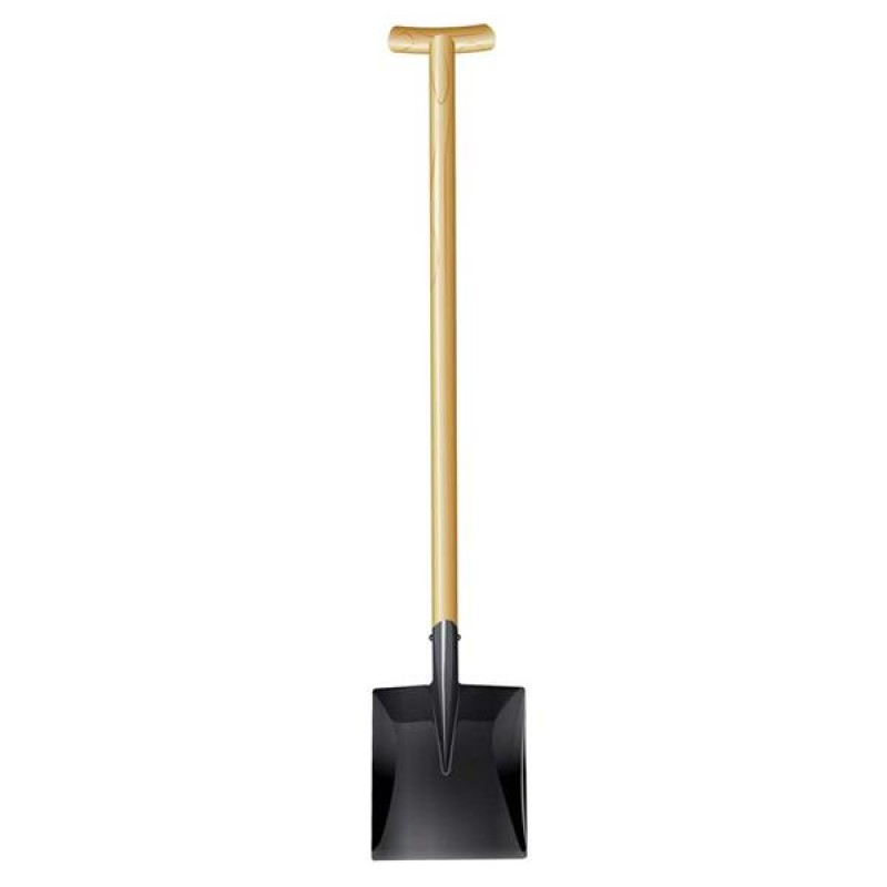 Buildworx Square Mouth Shovel With T Handle