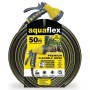 AquaFlex Premium Flexible Garden Hose With 7 Function Spray Gun 50M