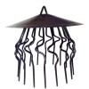 Home Collection Black Chimney Guard With Rain Cover
