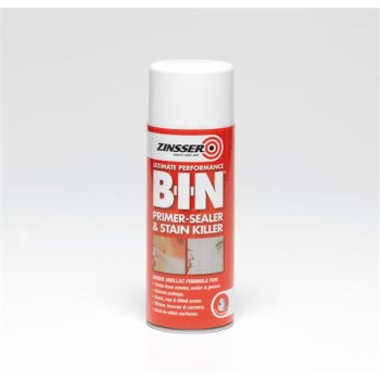 Zinsser B-I-N Primer Sealer & Stain Killer Aerosol Spray 400Ml