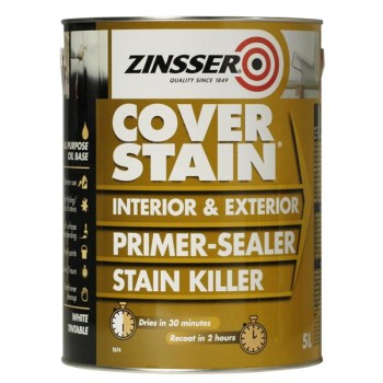 Zinsser Cover Stain Primer Sealer White Tintable 5L