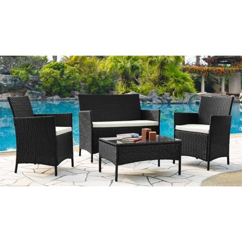 The Garden Collection Four Piece Sofia Lounger Set