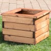 Orchard Craft Small Wooden Square Garden Planter