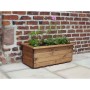 Orchard Craft Medium Wooden Trough Garden Planter