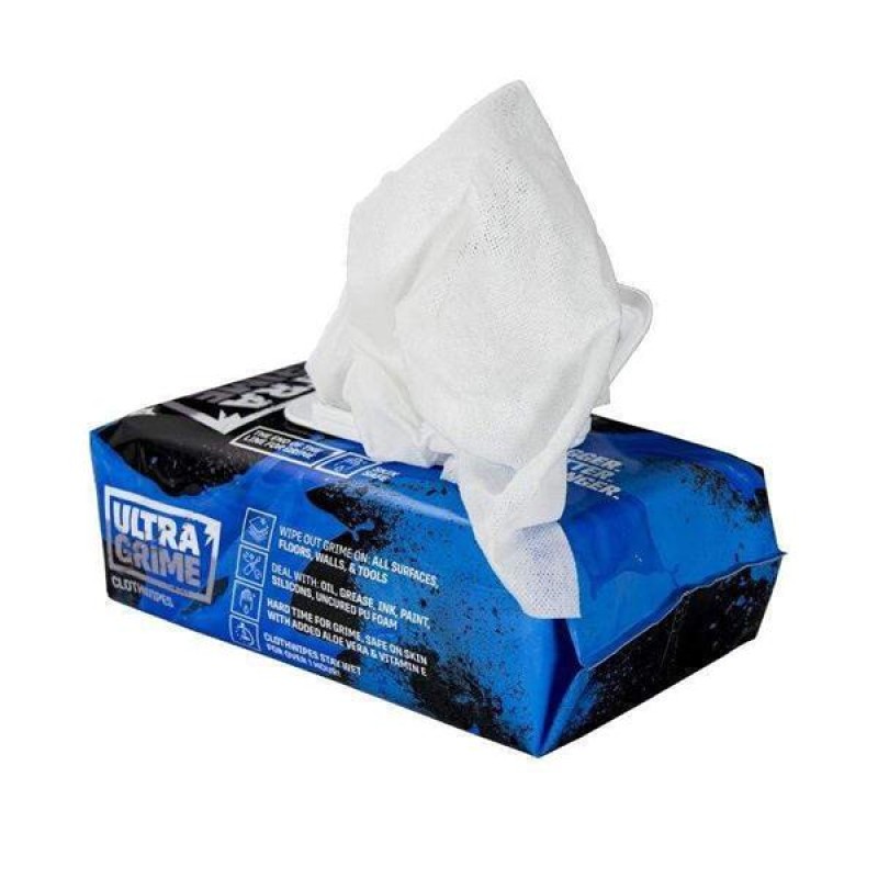 UltraGrime Pro Multiuse Clothwipes XXL+ Pack 100