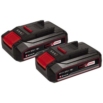 Einhell Power X-Change 18V 2.5Ah Rechargeable Battery Twin Pack