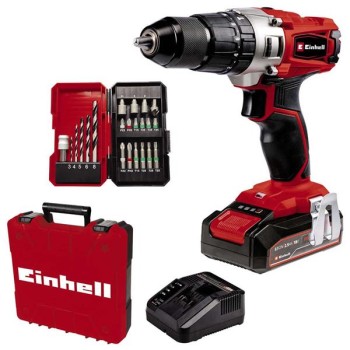 Einhell Power X-Change 18V Cordless 44Nm Combi Drill & Accessory Kit