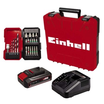 Einhell Power X-Change 18V Cordless 44Nm Combi Drill & Accessory Kit