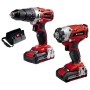 Einhell Power X-Change 18V Cordless Combi Drill & Impact Driver Kit