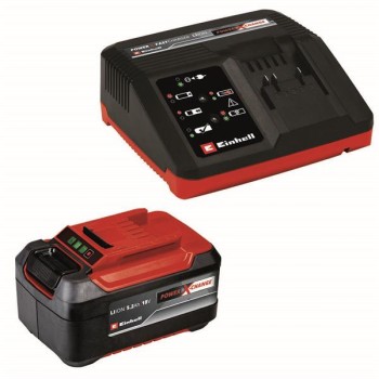Einhell Power X-Change 18V 5.2Ah Rechargeable Battery & Charger Kit