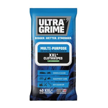 UltraGrime Multiuse Clothwipes XXL+ Pack 40