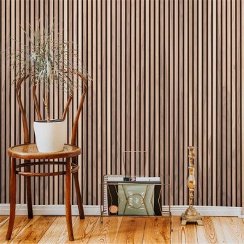 Rustic Oak Acoustic Wall Panel 2.4M X 605MM