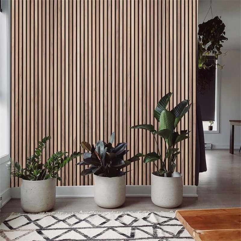 Rustic Oak Acoustic Wall Panel 2.4M X 605MM