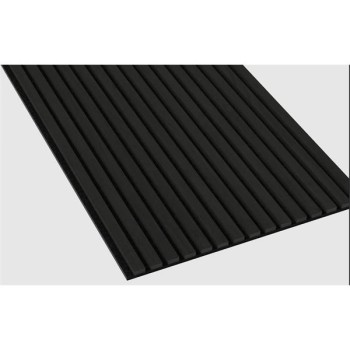 Black Acoustic Wall Panel 2.4M X 605MM