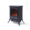 Stirling Black Electric Fireplace Heater 2KW
