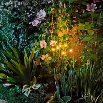 Solar 6 Light Stake Light Warm White