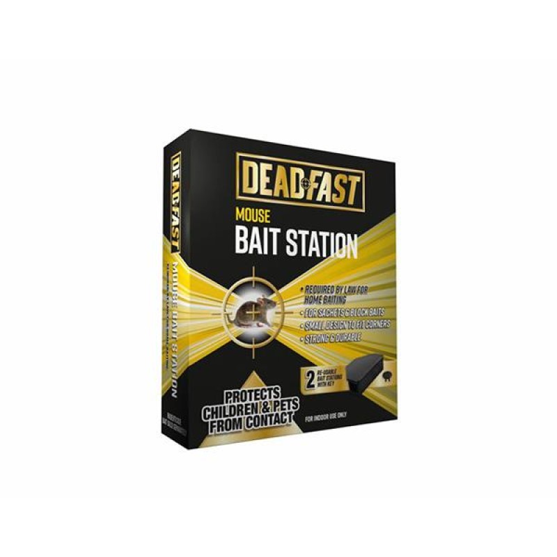 DEADFAST MOUSE BAIT STATION ONLY TWIN