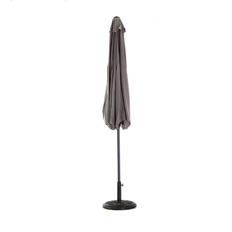 Parasol Aluminium 3m Crank and Tilt  Grey