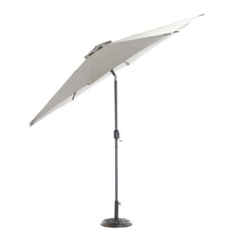 Parasol Aluminium 3m Crank and Tilt  Grey