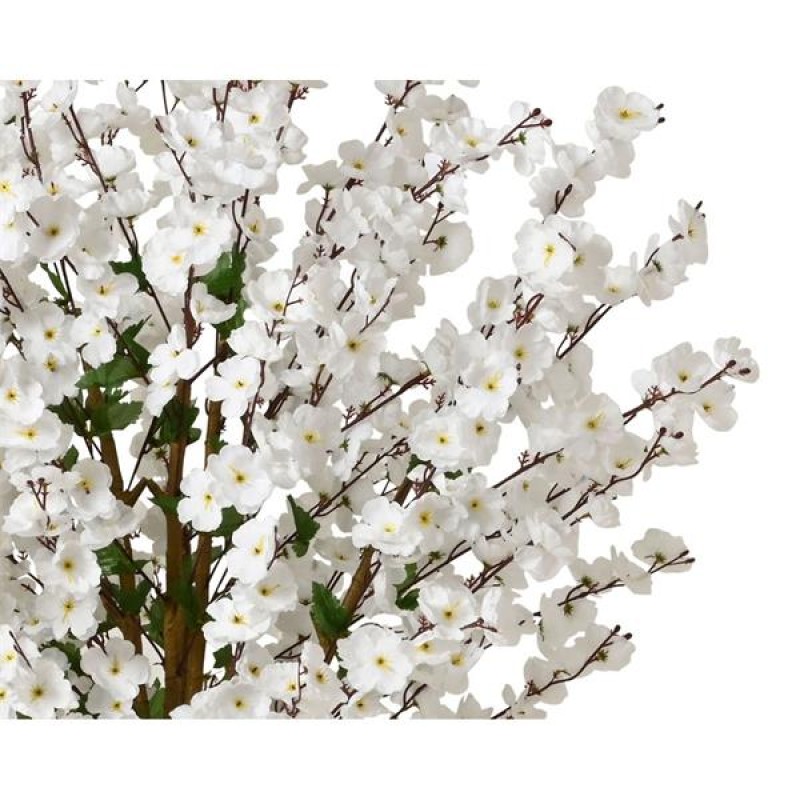 Faux Cherry Blossom Tree White H175cm