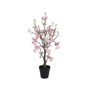Faux Cherry blossom  tree in pot pink  H80cm