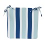Chair Pad Navy and Blue Stripe