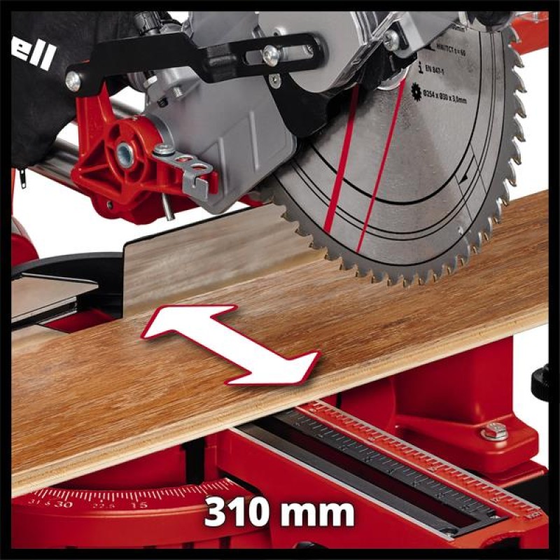 Einhell 1900W Single Bevel Sliding Mitre Saw with Stand