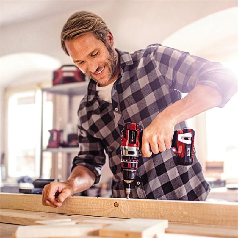 Einhell Power X-Change 18V Cordless Brushless 60Nm Combi Drill Kit