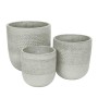 Colin Glazed White Outdoor Planter Set