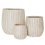 Kae Handmade Sand Fibre Clay Planter Set 44cm