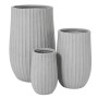 Kae Handmade Grey Fibre Clay Planter Set 75cm