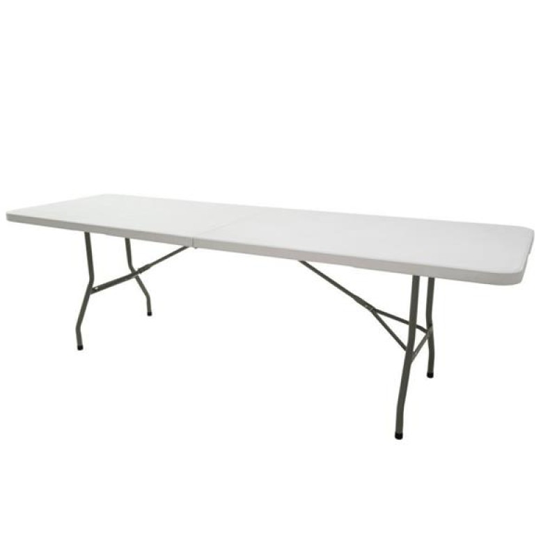 Folding White Table 8ft