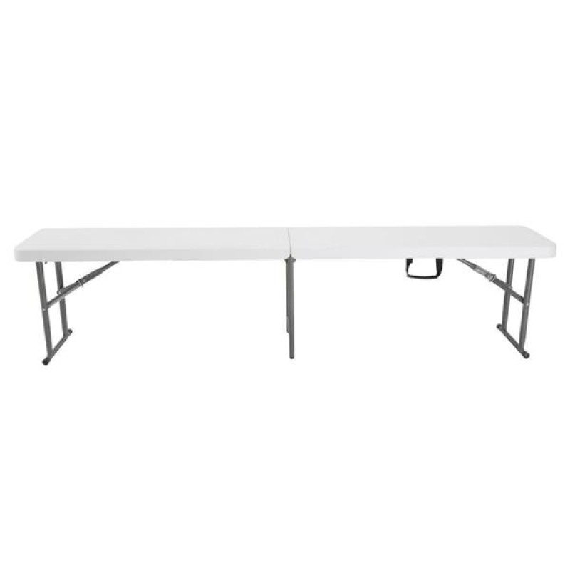 Folding White Bench