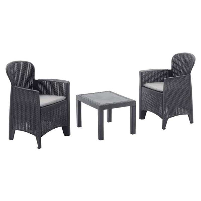 Akita 3 Piece Lounge Set