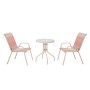 Eze Plush Pink Bistro Set
