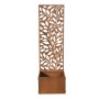 Planter with Screen 1M Leaves Design Patina
