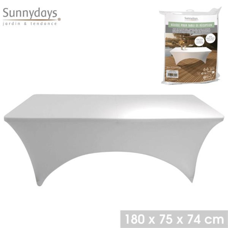 White  Spandex Table Cover