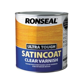 Ronseal Ultra Tough Satincoat Clear Varnish 2.5L