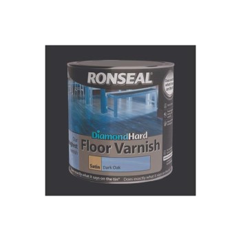 Ronseal Diamond Hard Floor Varnish Dark Oak 2.5L