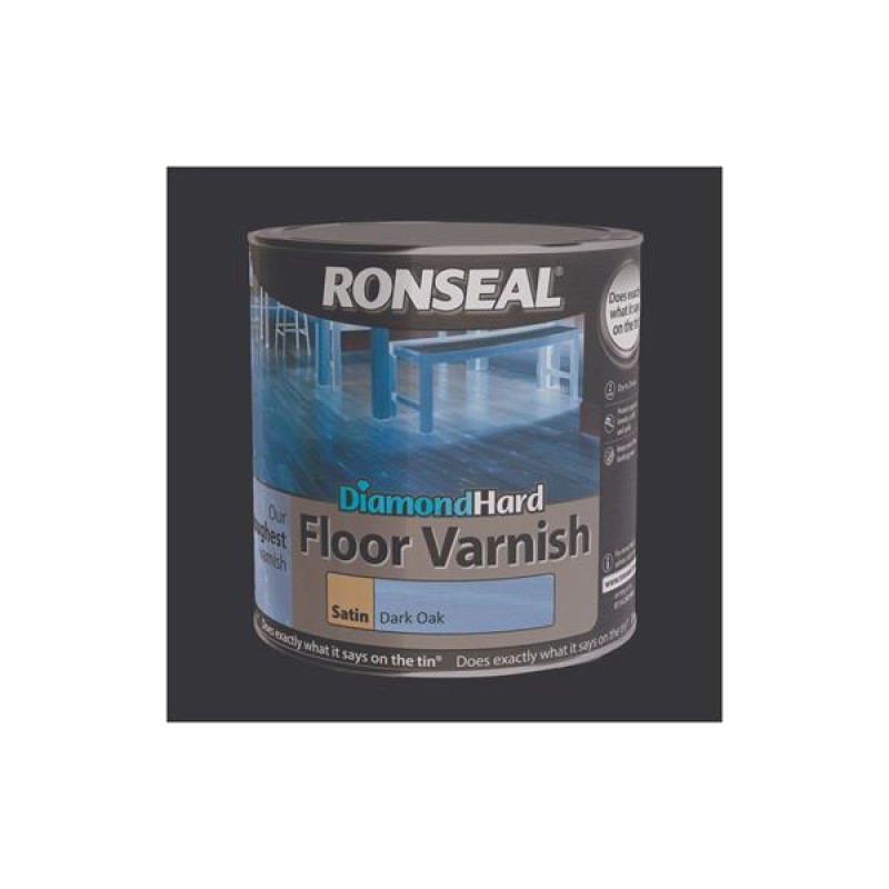 Ronseal Diamond Hard Floor Varnish Dark Oak 2.5L
