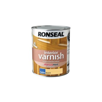 Ronseal Interior Varnish Beech Satin 750ml