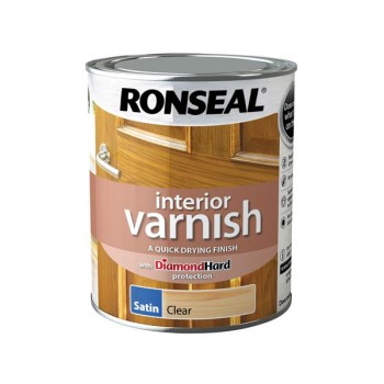 Ronseal Interior Varnish Clear Satin 750ml