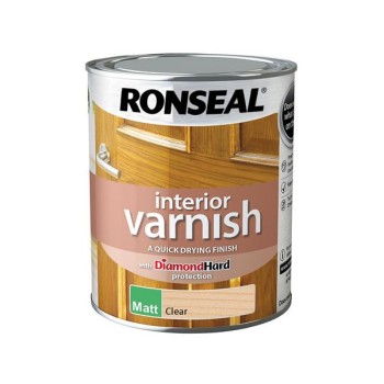 Ronseal Interior Varnish Clear Matt 750ml