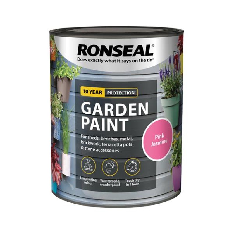 Ronseal Garden Paint Pink Jasmine 750ml