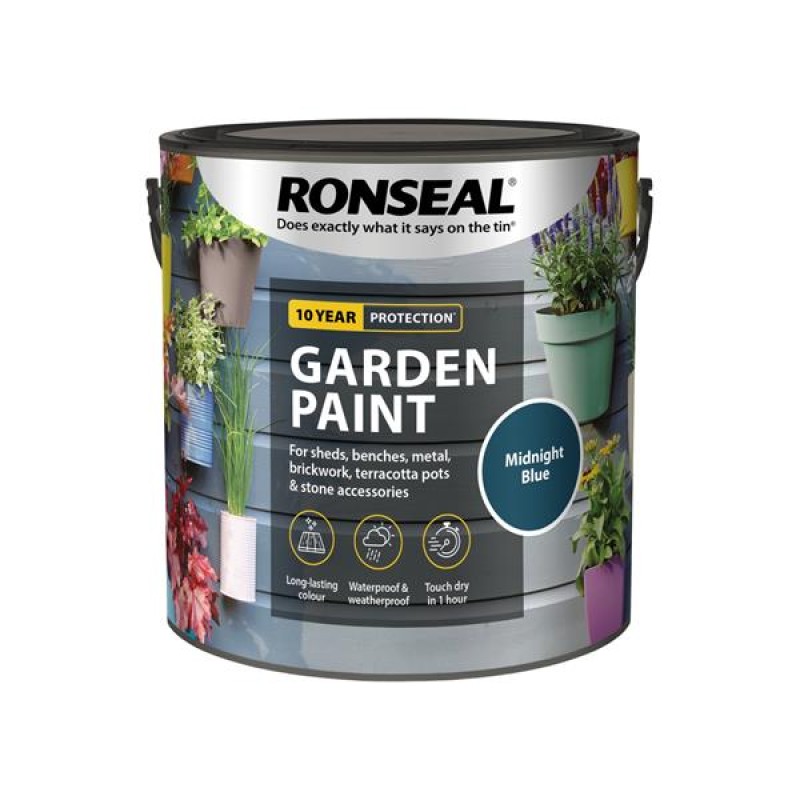 Ronseal Garden Paint Midnight Blue 2.5L