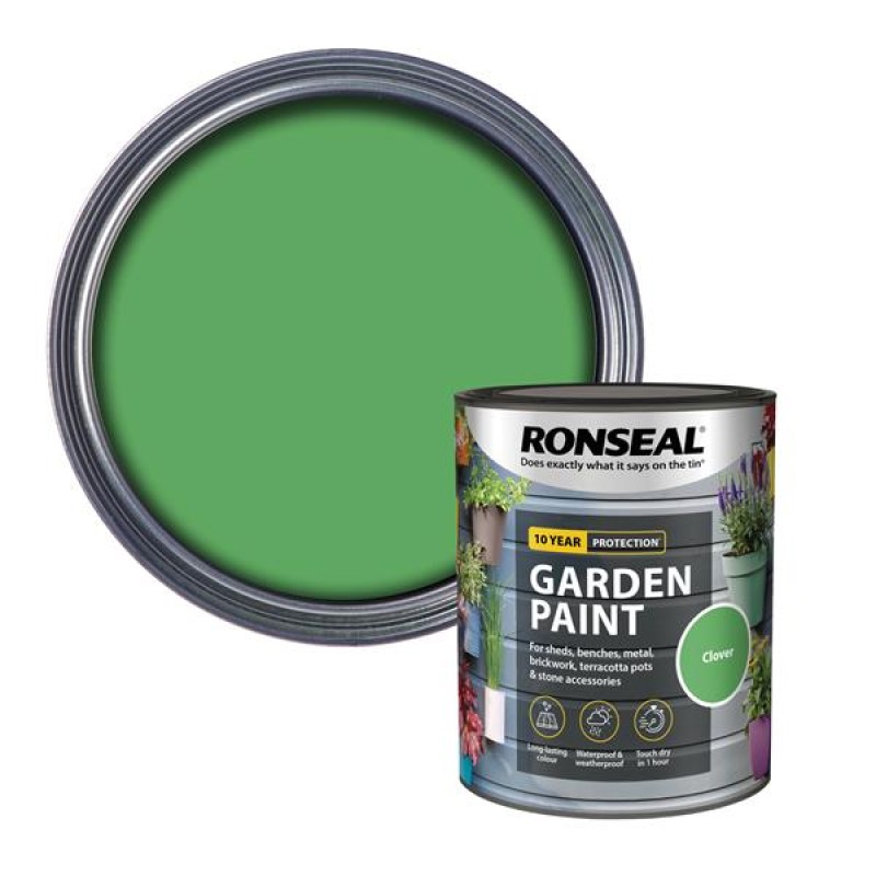 Ronseal Garden Paint Clover 750ml